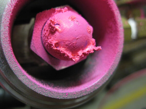 Detail of Bearding Test.