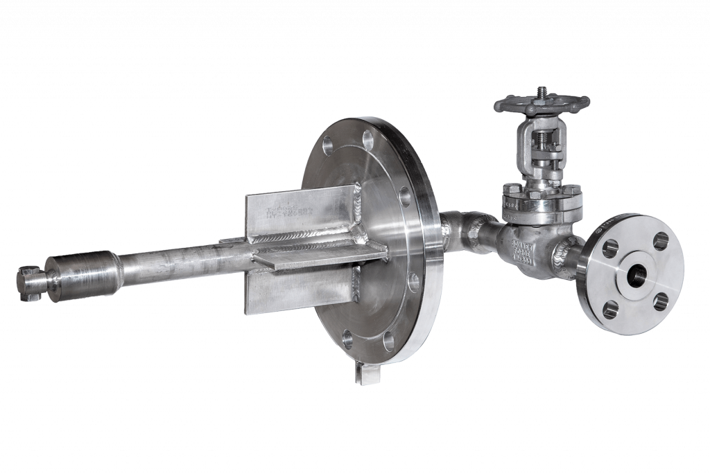 WTZ化学喷雾lance with inlet valve.